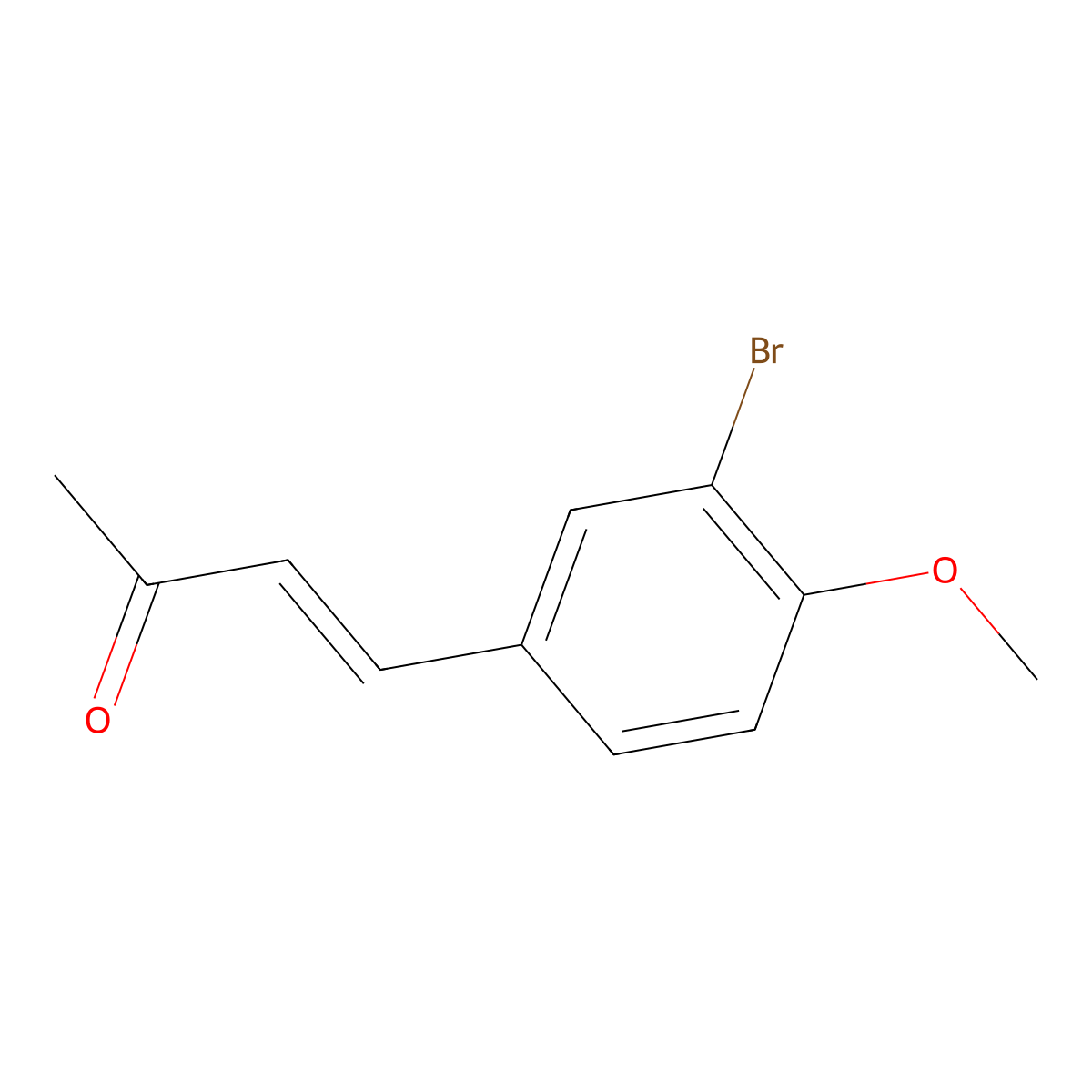 (3E)-4-(3-Bromo-4-methoxyphenyl)but-3-en-2-one molecular structure, CAS 1331560-65-6
