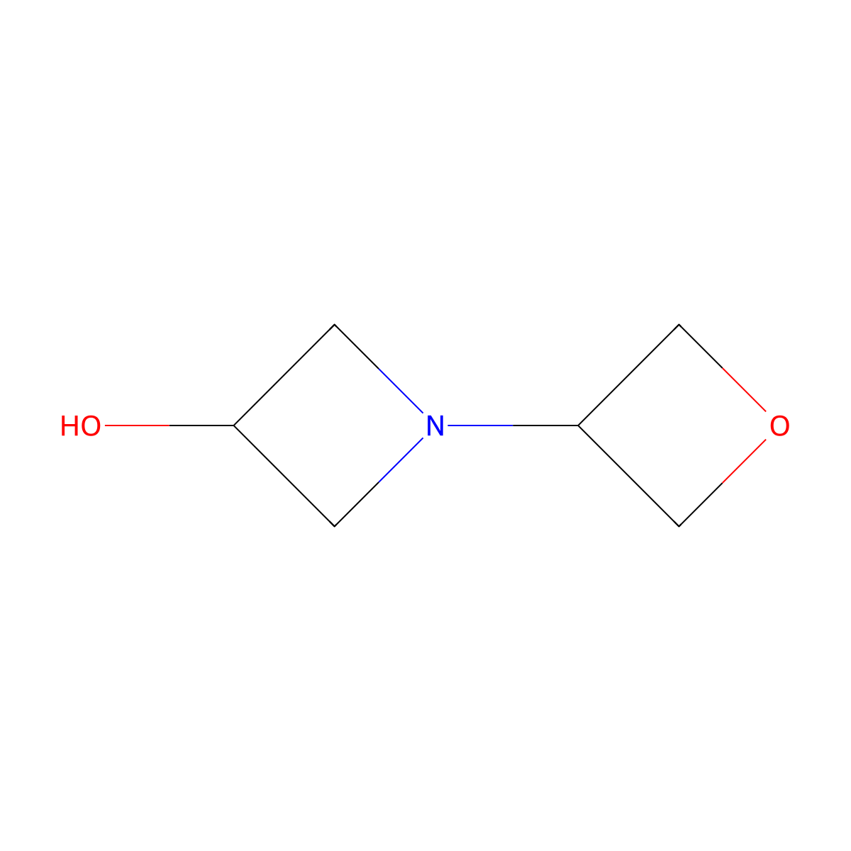 1-(Oxetan-3-yl)azetidin-3-ol molecular structure, CAS 1331736-96-9