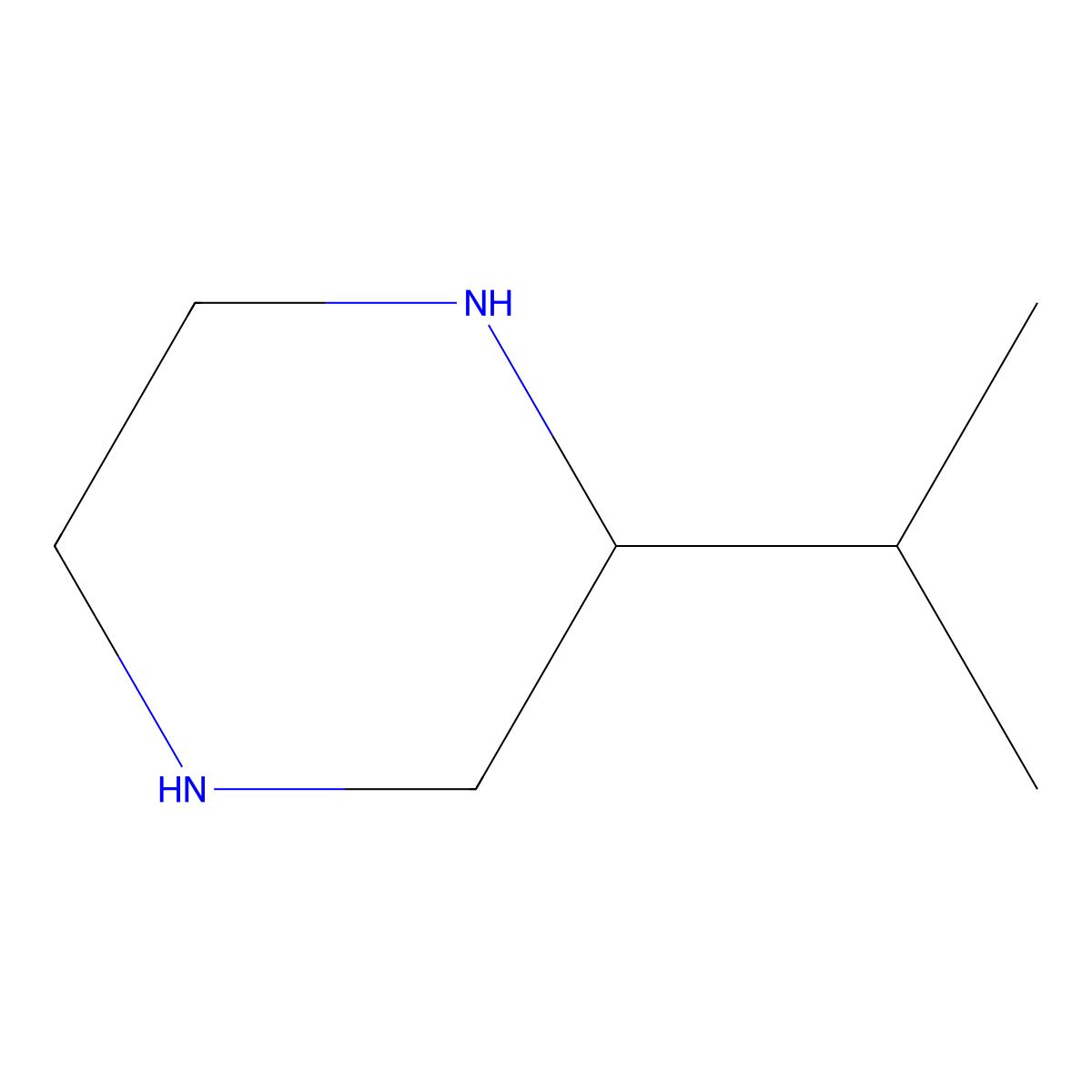 (S)-2-Isopropylpiperazine molecular structure, CAS 133181-64-3
