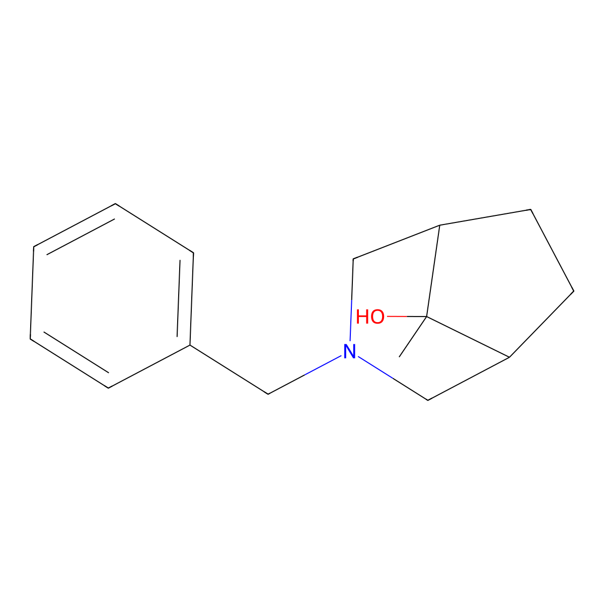 3-Benzyl-8-methyl-3-azabicyclo[3.2.1]octan-8-ol molecular structure, CAS 1331846-58-2