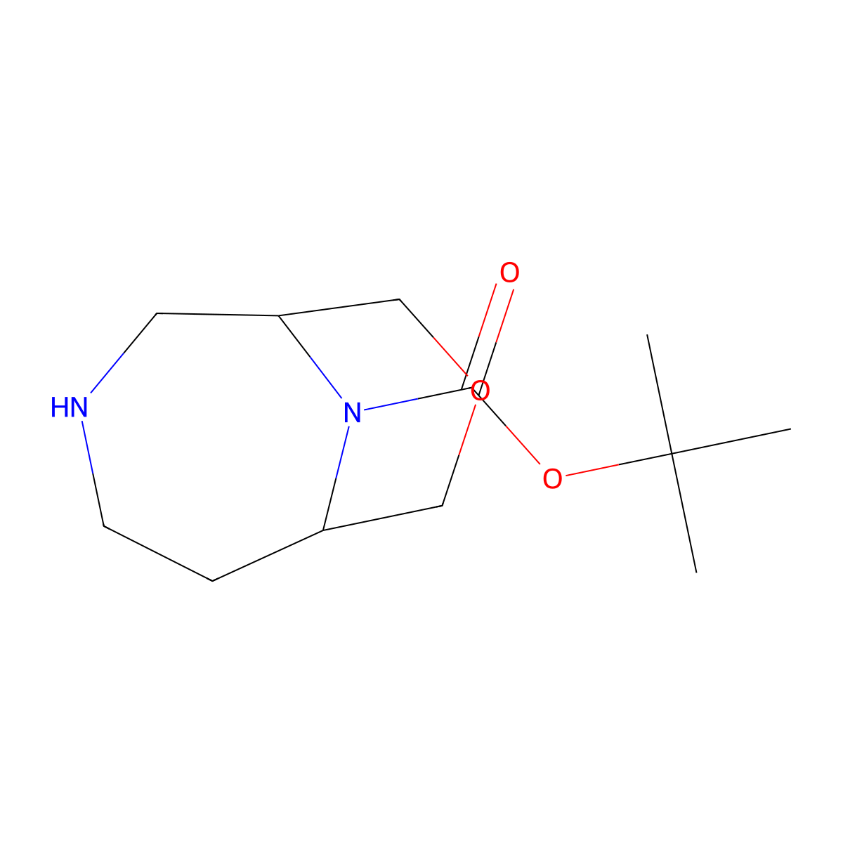 Tert-butyl 8-oxa-3,10-diazabicyclo[4.3.1]decane-10-carboxylate molecular structure, CAS 1331848-02-2