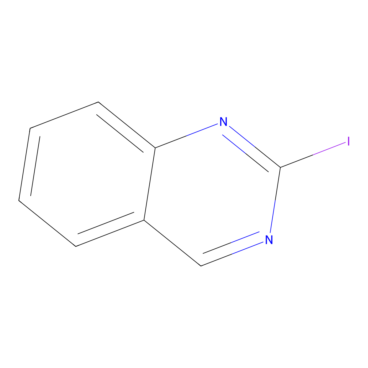 2-Iodoquinazoline molecular structure, CAS 1331850-55-5