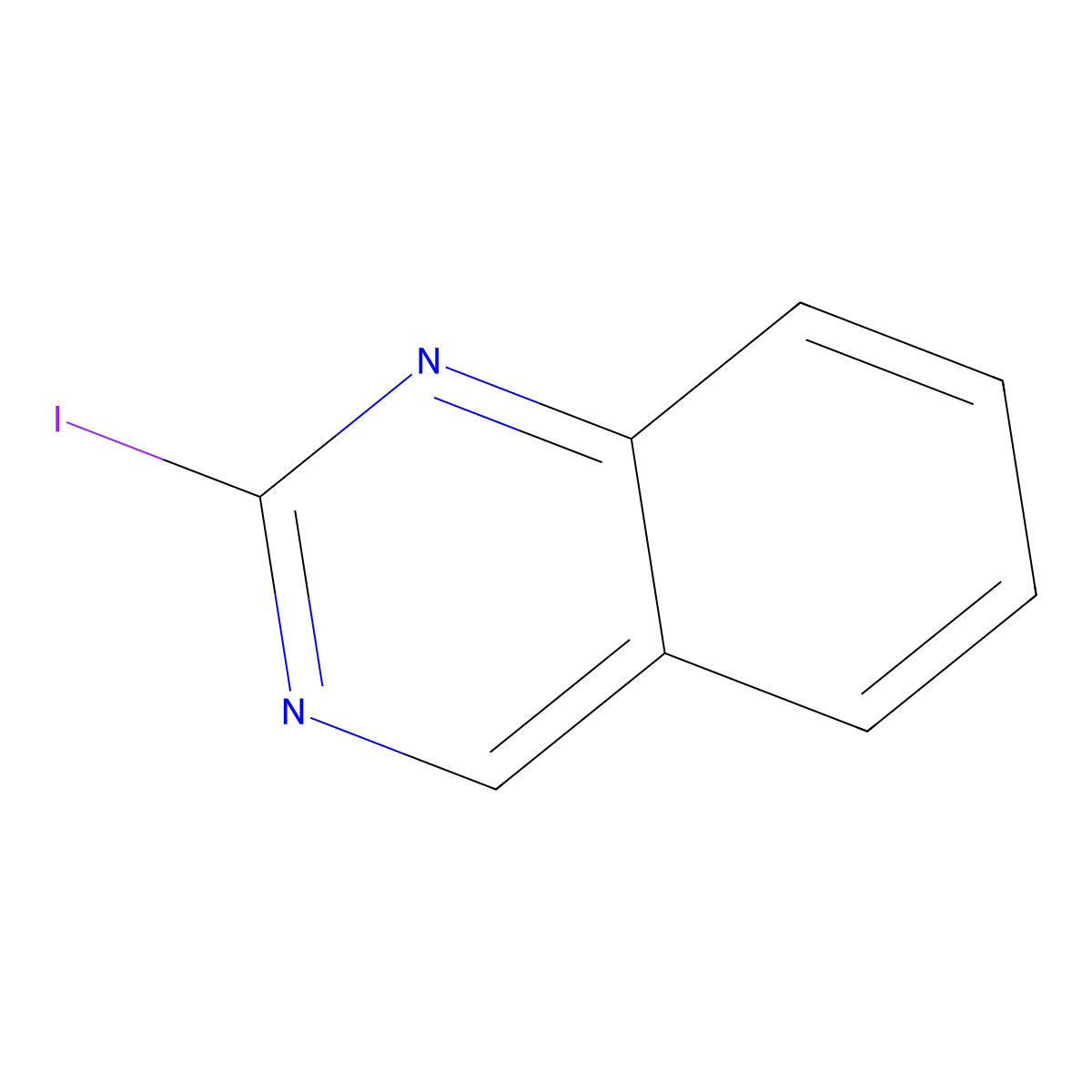 2-Iodoquinazoline molecular structure, CAS 1331850-55-5