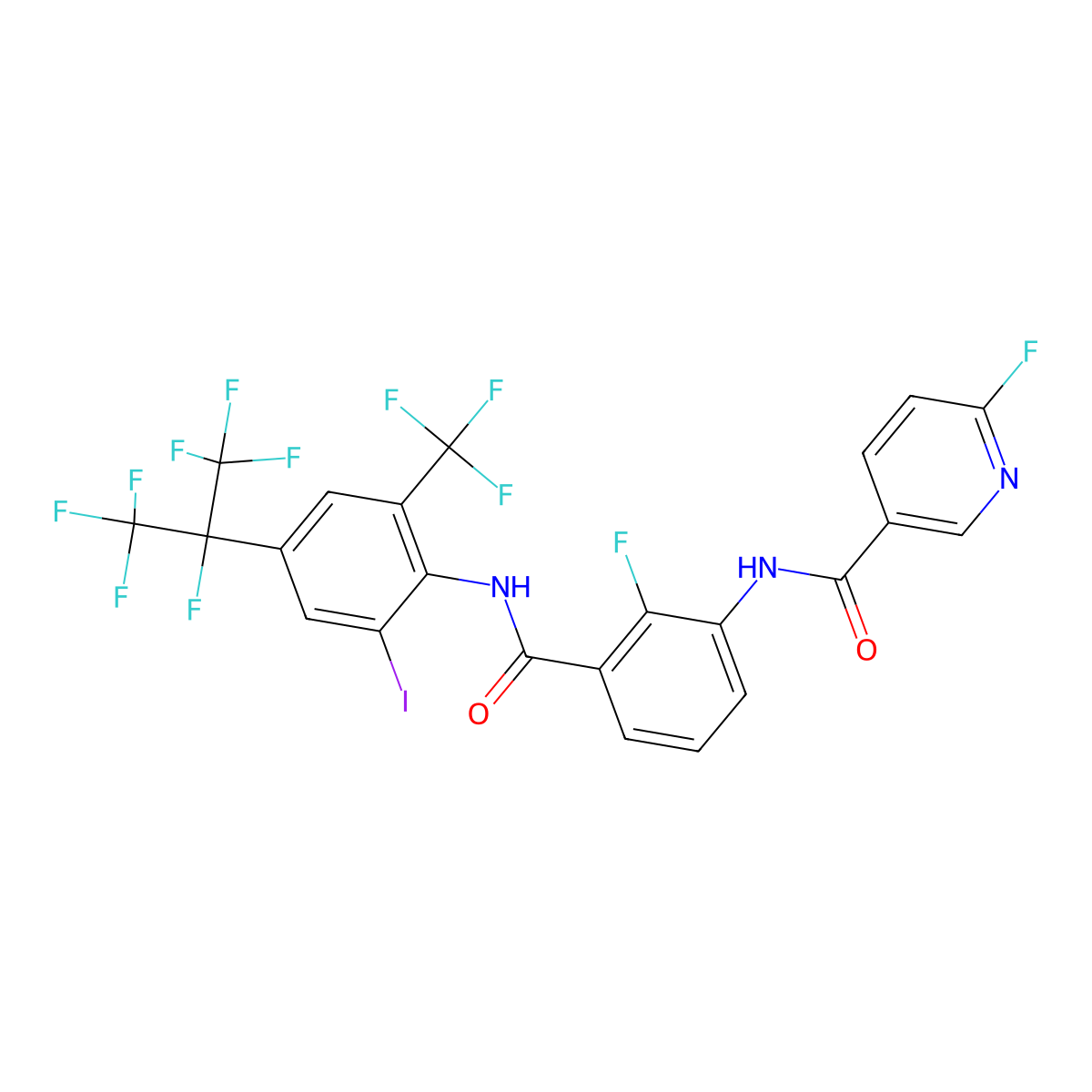Modoflaner molecular structure, CAS 1331922-53-2