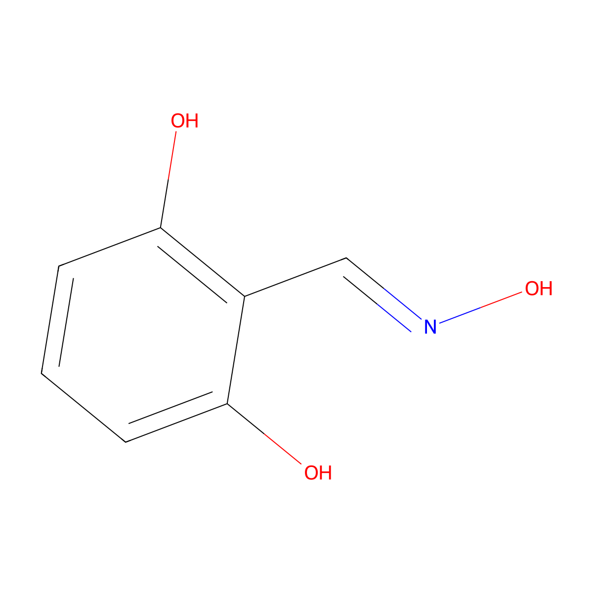 2,6-Dihydroxybenzaldoxime molecular structure, CAS 1331937-23-5