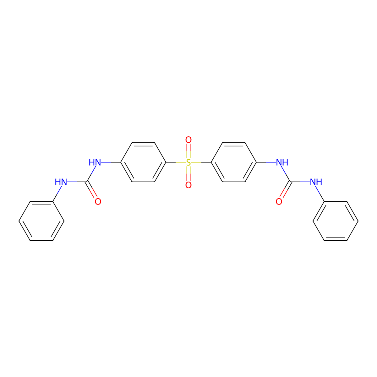 Urea, N,N''-(sulfonyldi-4,1-phenylene)bis[N'-phenyl- molecular structure, CAS 133208-20-5
