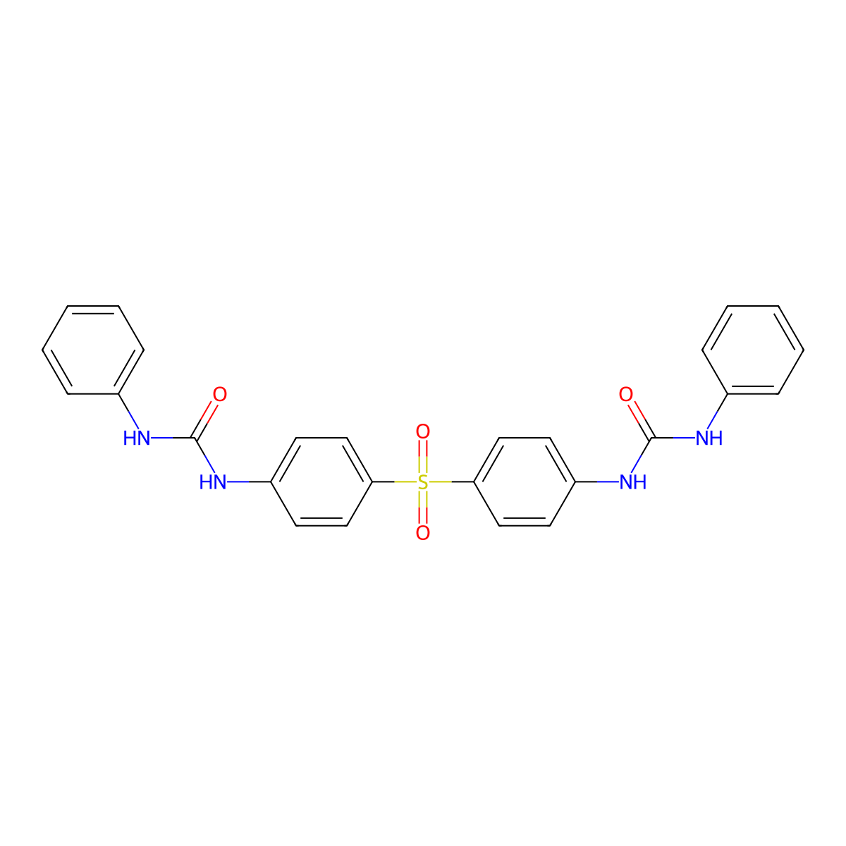 Urea, N,N''-(sulfonyldi-4,1-phenylene)bis[N'-phenyl- molecular structure, CAS 133208-20-5