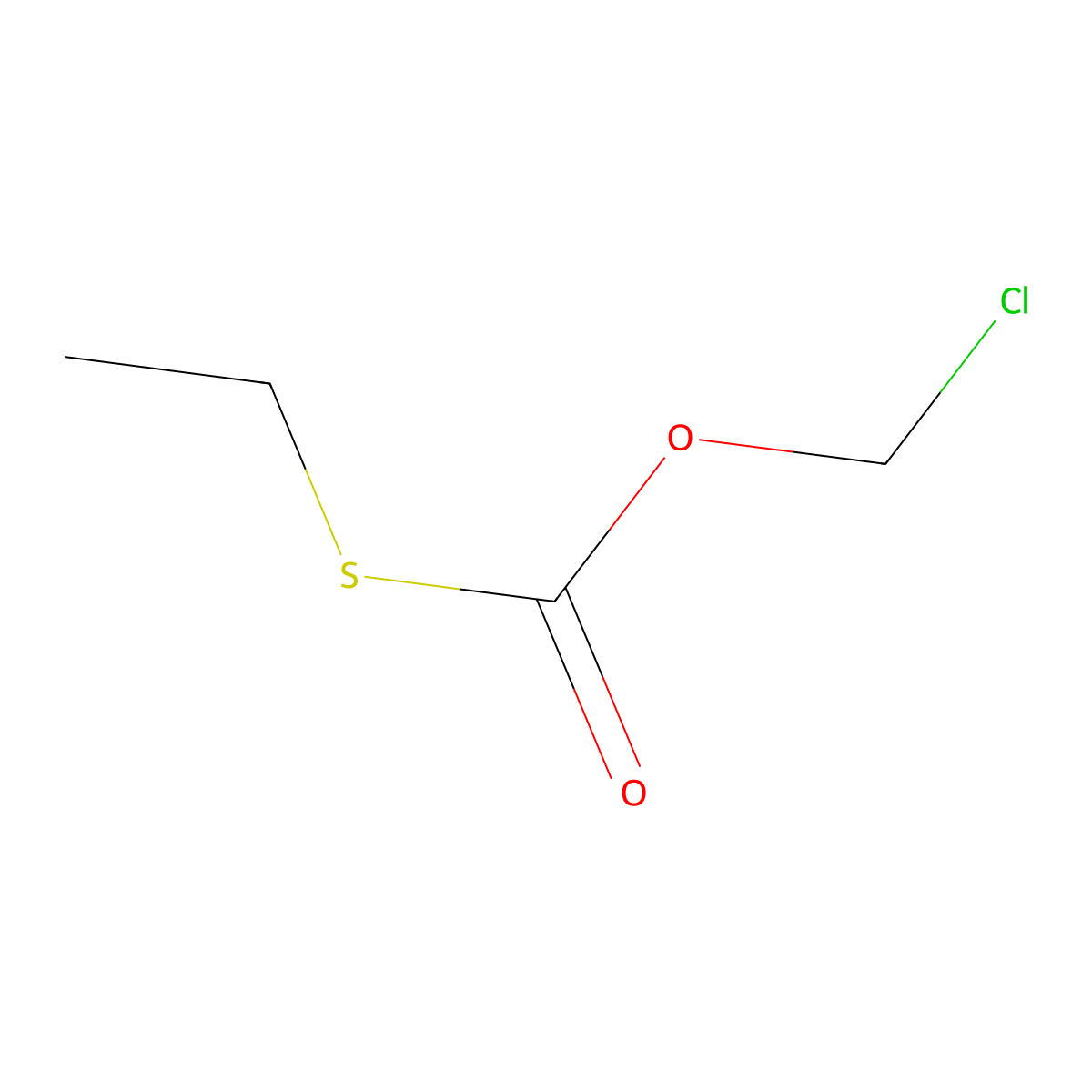 O-(Chloromethyl) S-ethyl carbonothioate molecular structure, CAS 133217-37-5