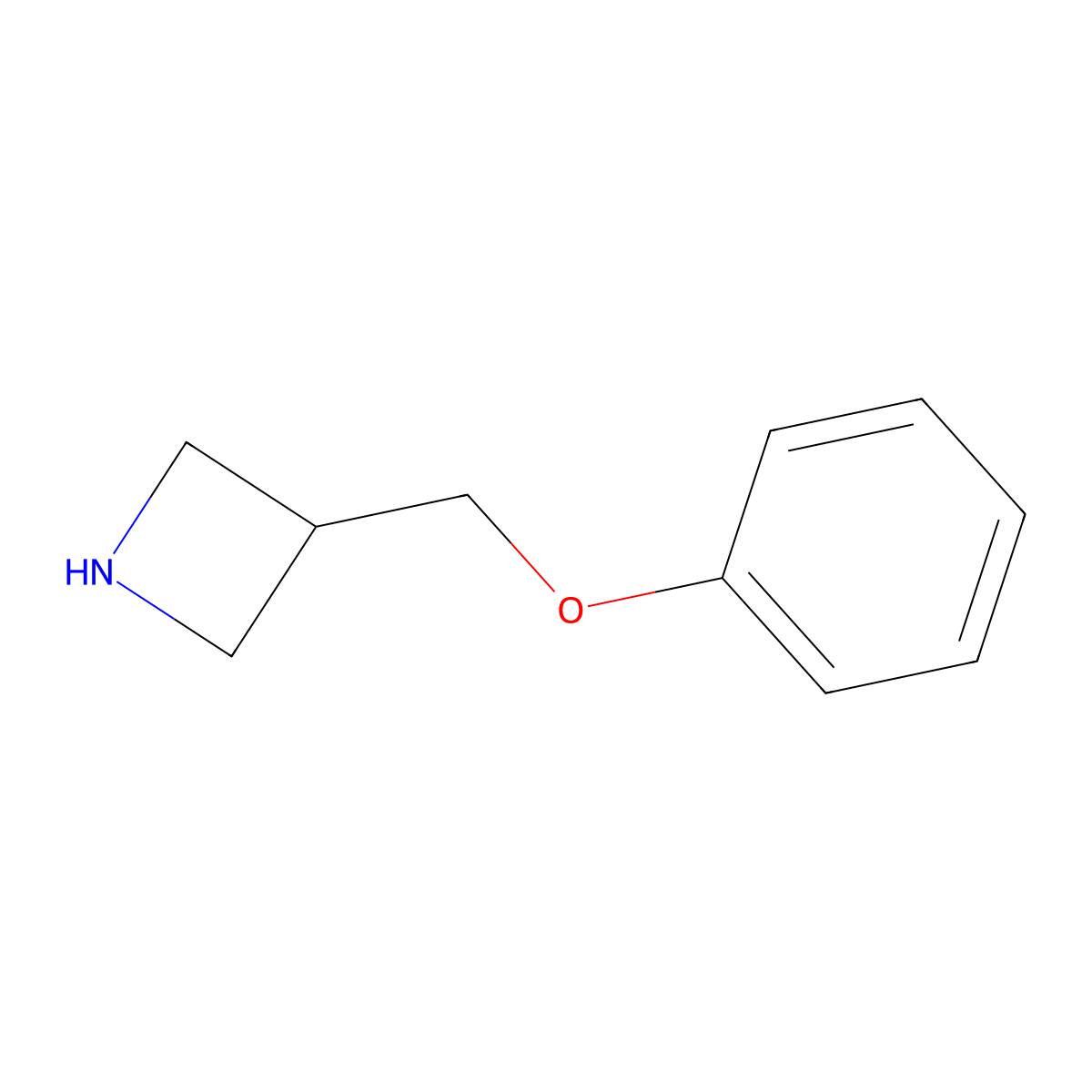 3-(Phenoxymethyl)azetidine molecular structure, CAS 1332301-00-4
