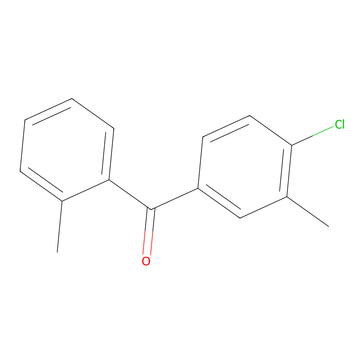 Methanone, (4-chloro-3-methylphenyl)(2-methylphenyl)- molecular structure, CAS 1332346-84-5