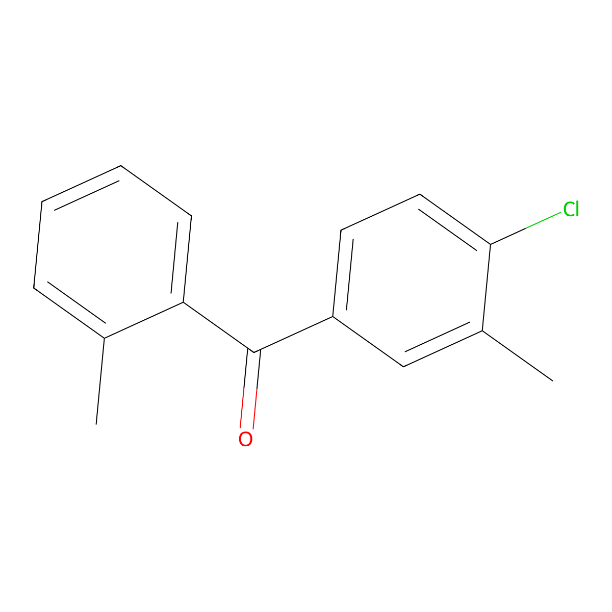 Methanone, (4-chloro-3-methylphenyl)(2-methylphenyl)- molecular structure, CAS 1332346-84-5