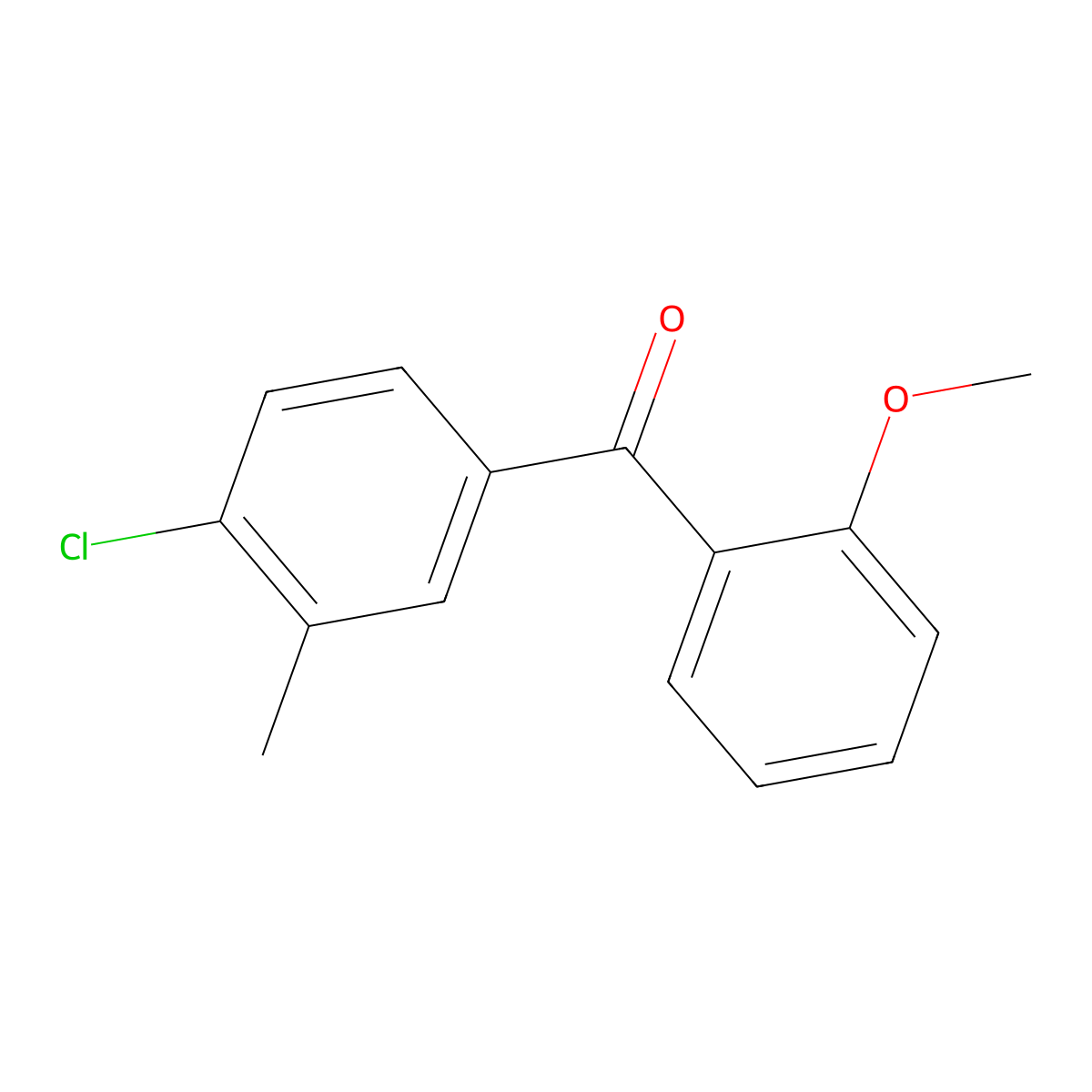 Methanone, (4-chloro-3-methylphenyl)(2-methoxyphenyl)- molecular structure, CAS 1332349-95-7