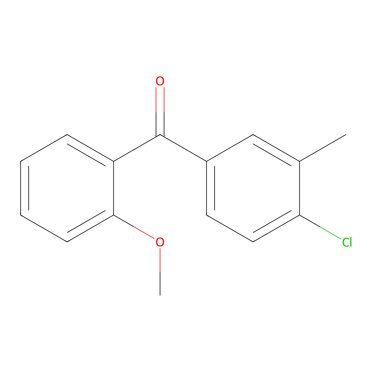 Methanone, (4-chloro-3-methylphenyl)(2-methoxyphenyl)- molecular structure, CAS 1332349-95-7