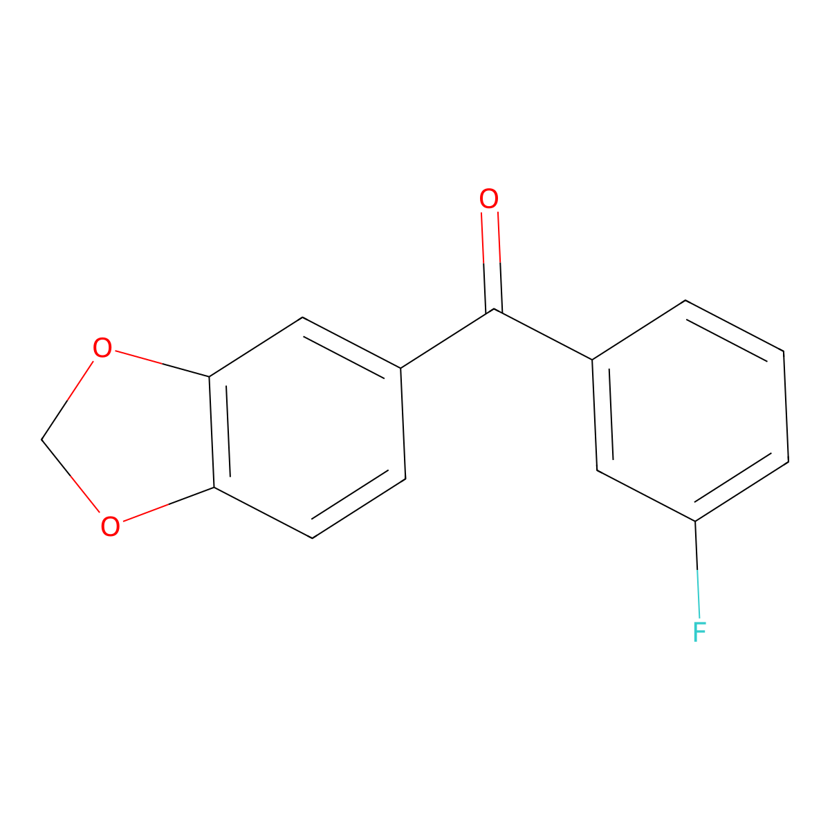 1,3-BenZodioxol-5-yl(3-fluorophenyl)methanone molecular structure, CAS 1332350-38-5