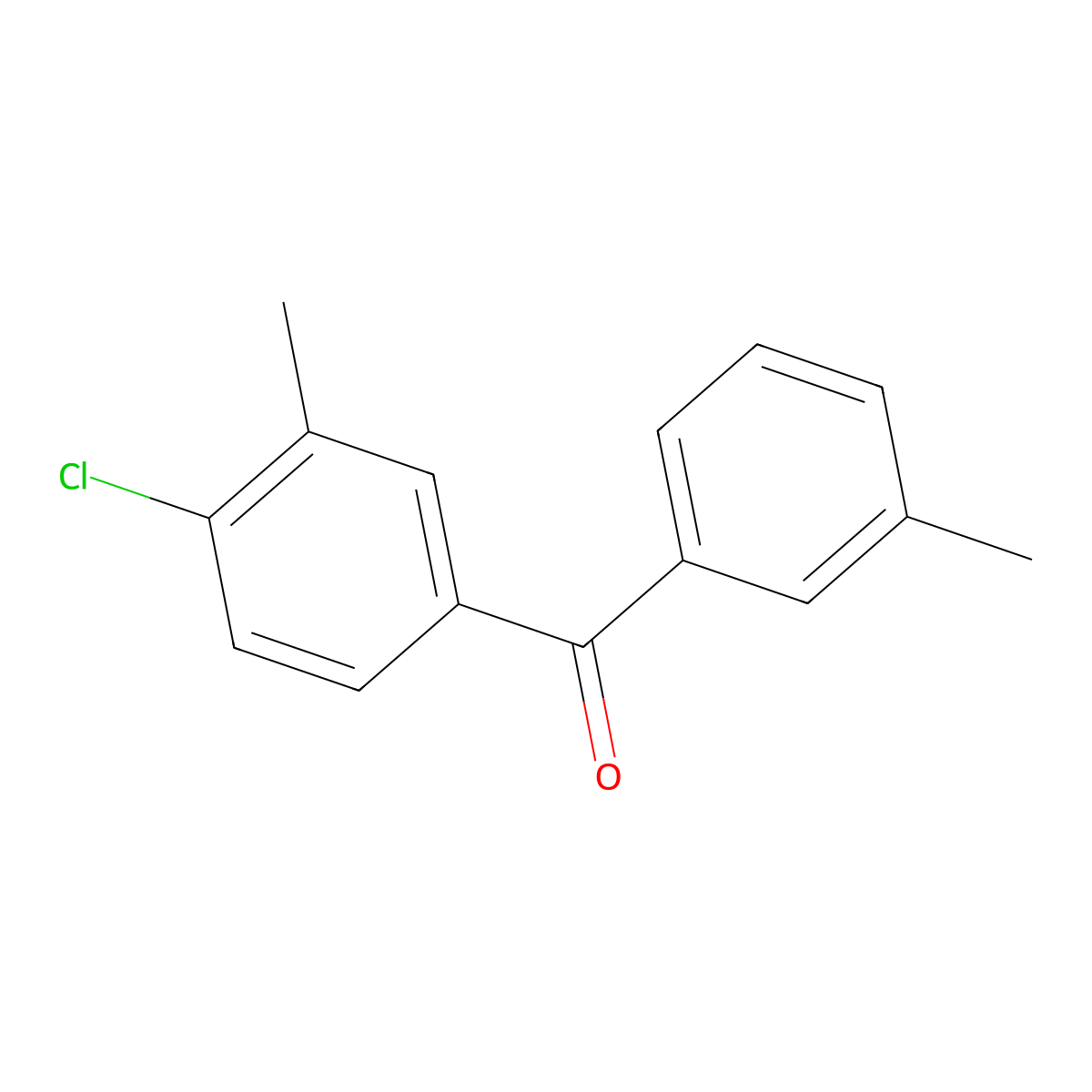 Methanone, (4-chloro-3-methylphenyl)(3-methylphenyl)- molecular structure, CAS 1332351-21-9