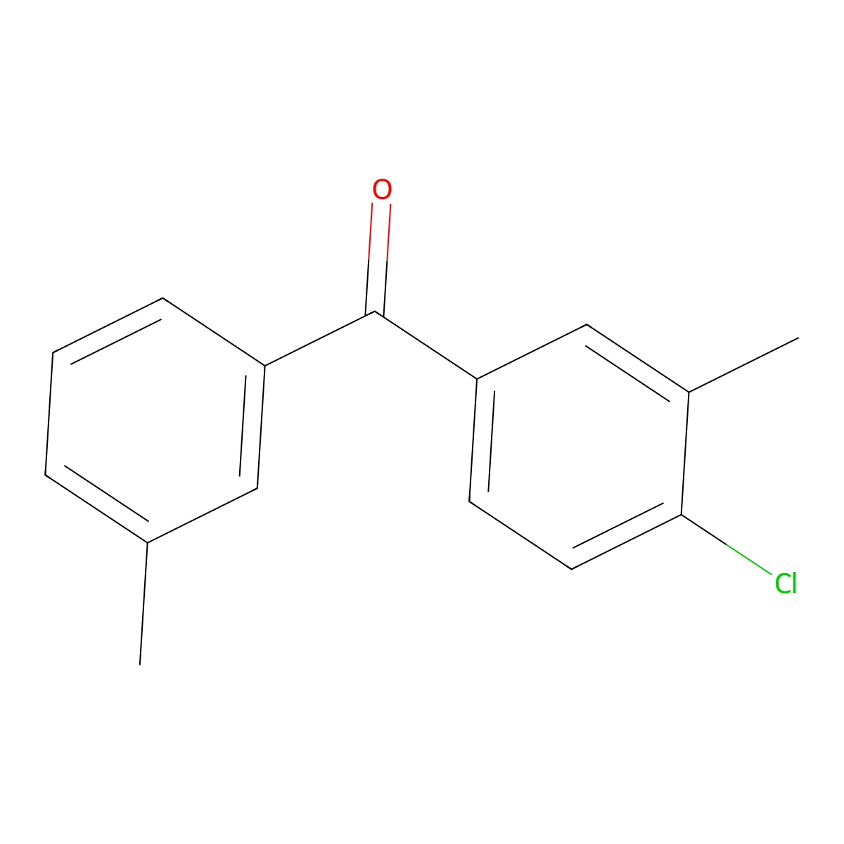 Methanone, (4-chloro-3-methylphenyl)(3-methylphenyl)- molecular structure, CAS 1332351-21-9