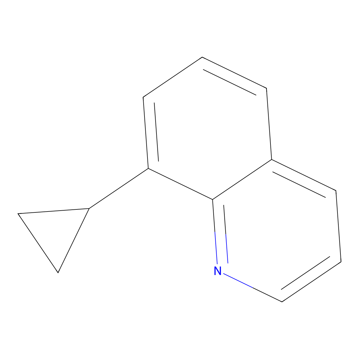 8-Cyclopropylquinoline molecular structure, CAS 1332365-33-9