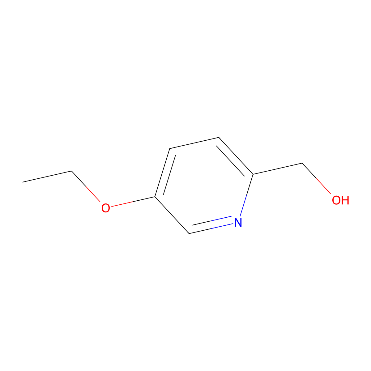(5-Ethoxypyridin-2-yl)methanol molecular structure, CAS 133238-82-1