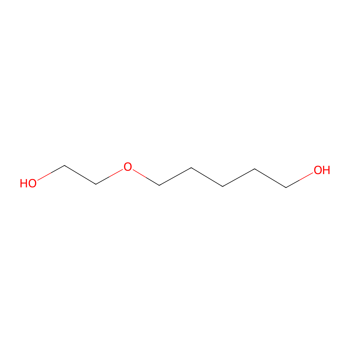 5-(2-Hydroxyethoxy)pentan-1-ol molecular structure, CAS 133246-04-5