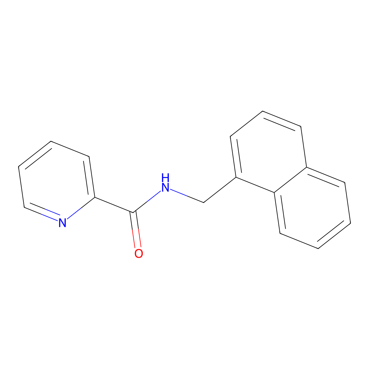 N-(Naphthalen-1-ylmethyl)picolinamide molecular structure, CAS 1332481-91-0