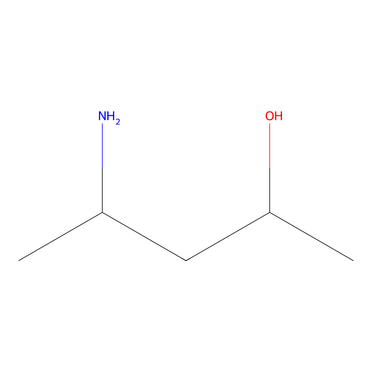 4-Amino-2-pentanol molecular structure, CAS 13325-12-7