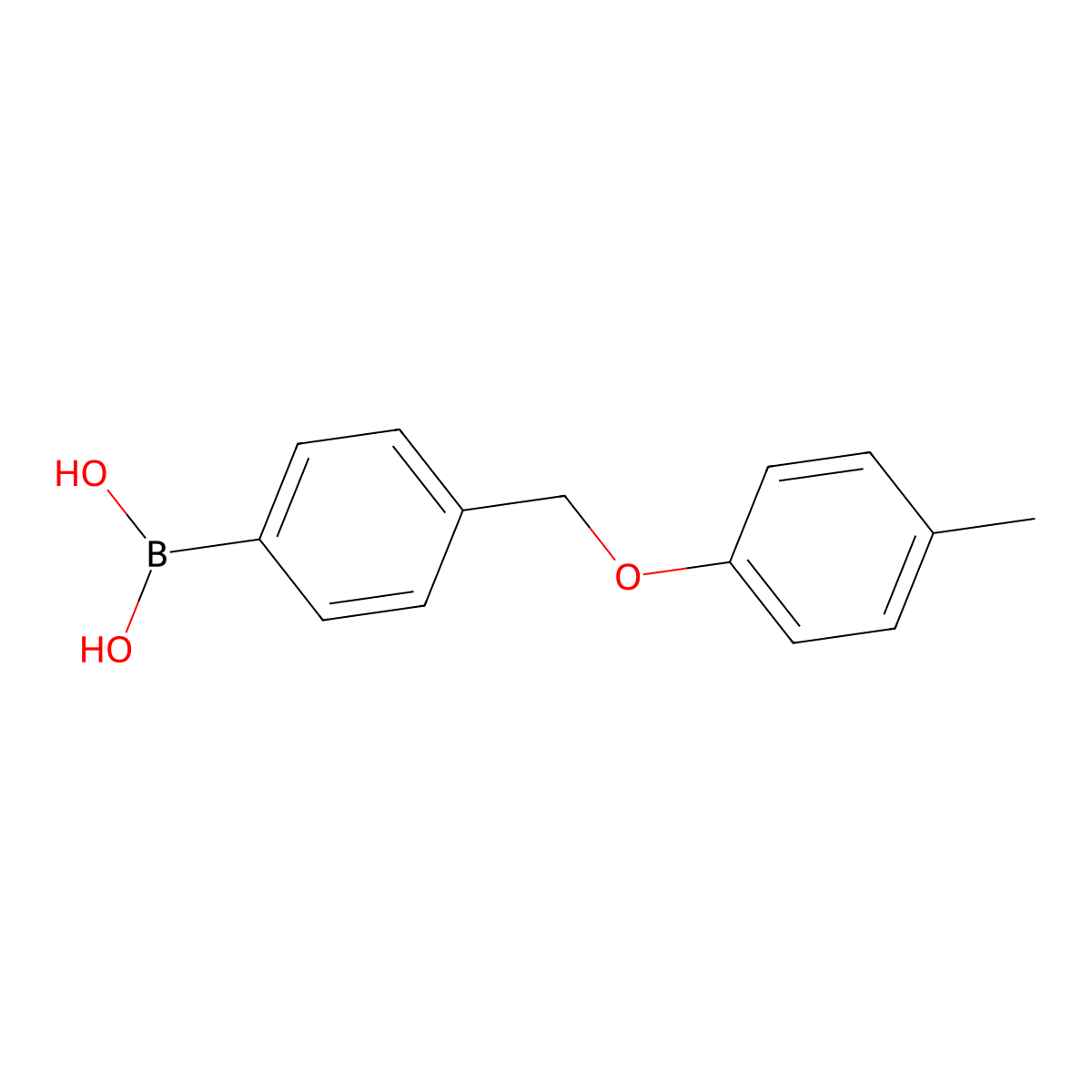 (4-((p-Tolyloxy)methyl)phenyl)boronic acid molecular structure, CAS 1332504-34-3