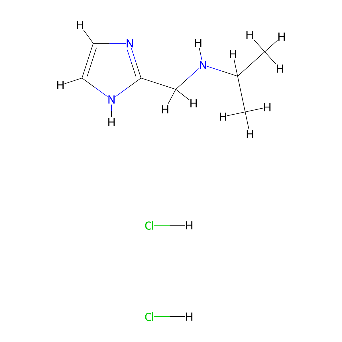 N-(1H-Imidazol-2-ylmethyl)propan-2-aminedihydrochloride molecular structure, CAS 1332528-58-1