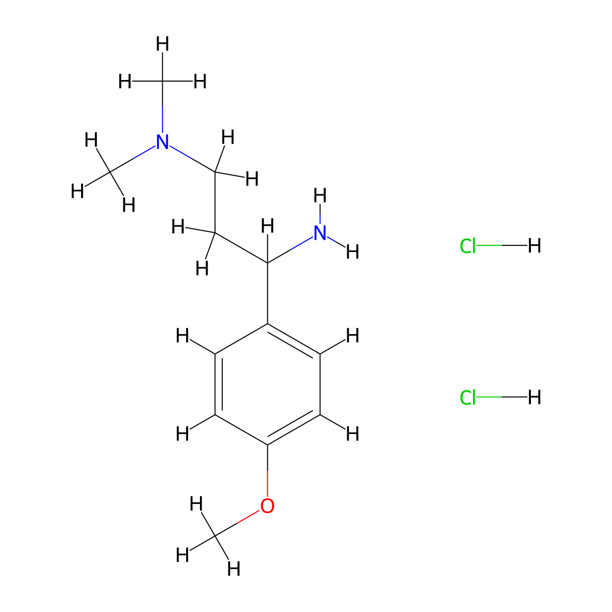 1-(4-Methoxyphenyl)-N3,N3-dimethylpropane-1,3-diamine dihydrochloride molecular structure, CAS 1332531-37-9