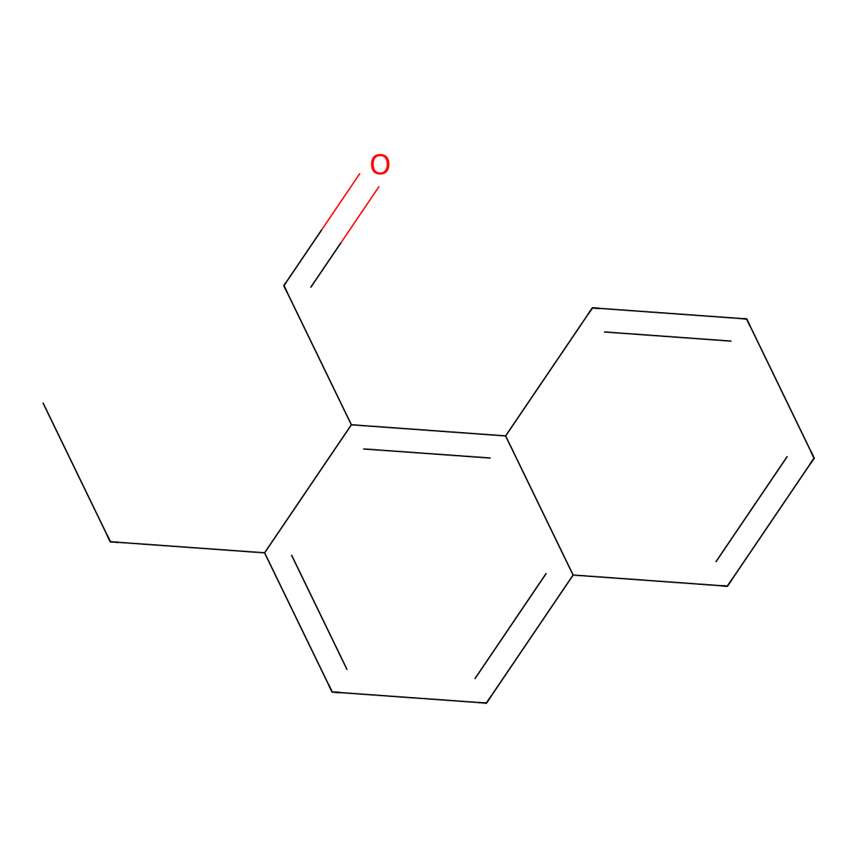 2-Ethylnaphthalene-1-carbaldehyde molecular structure, CAS 133261-20-8