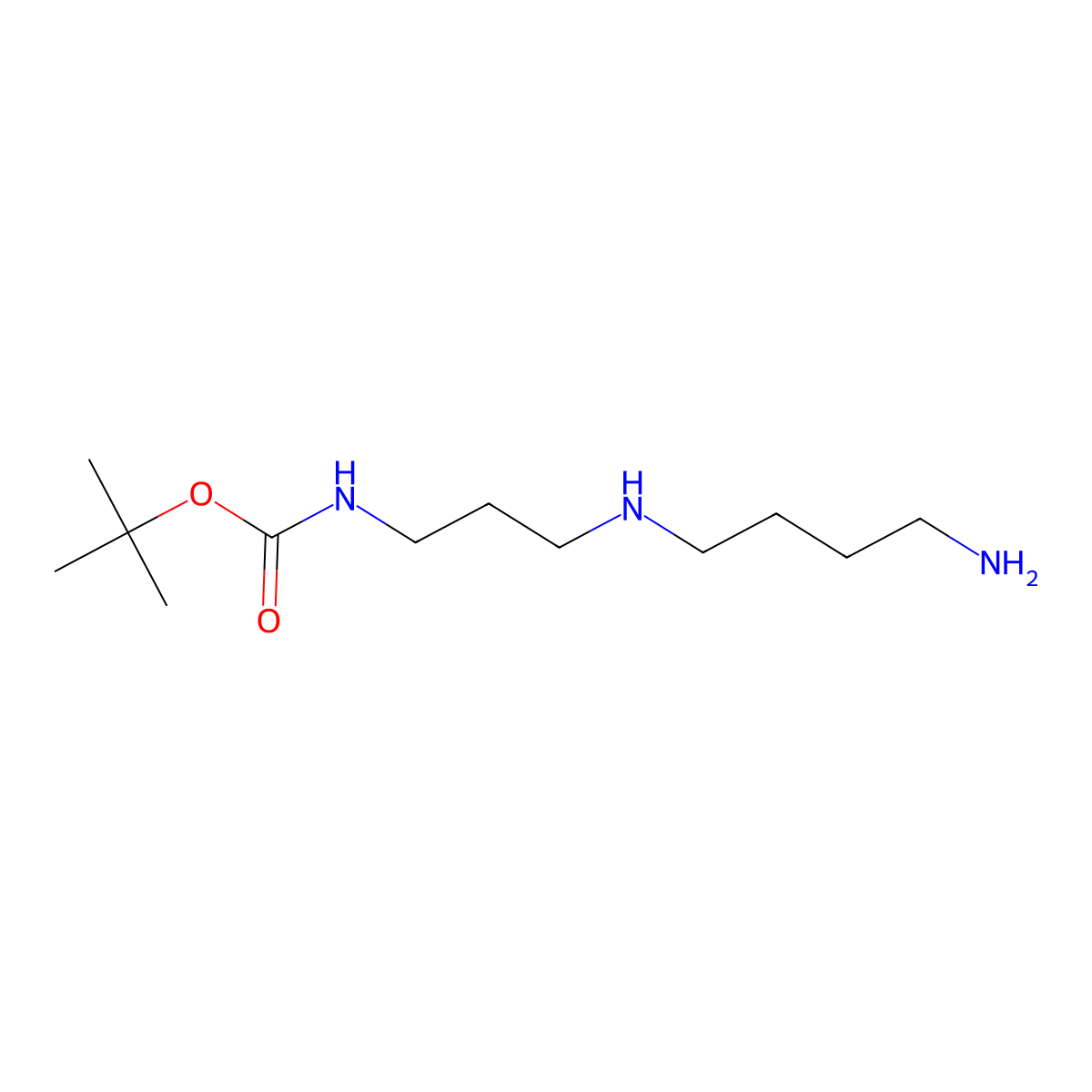 N1-Boc-spermidine molecular structure, CAS 133264-68-3