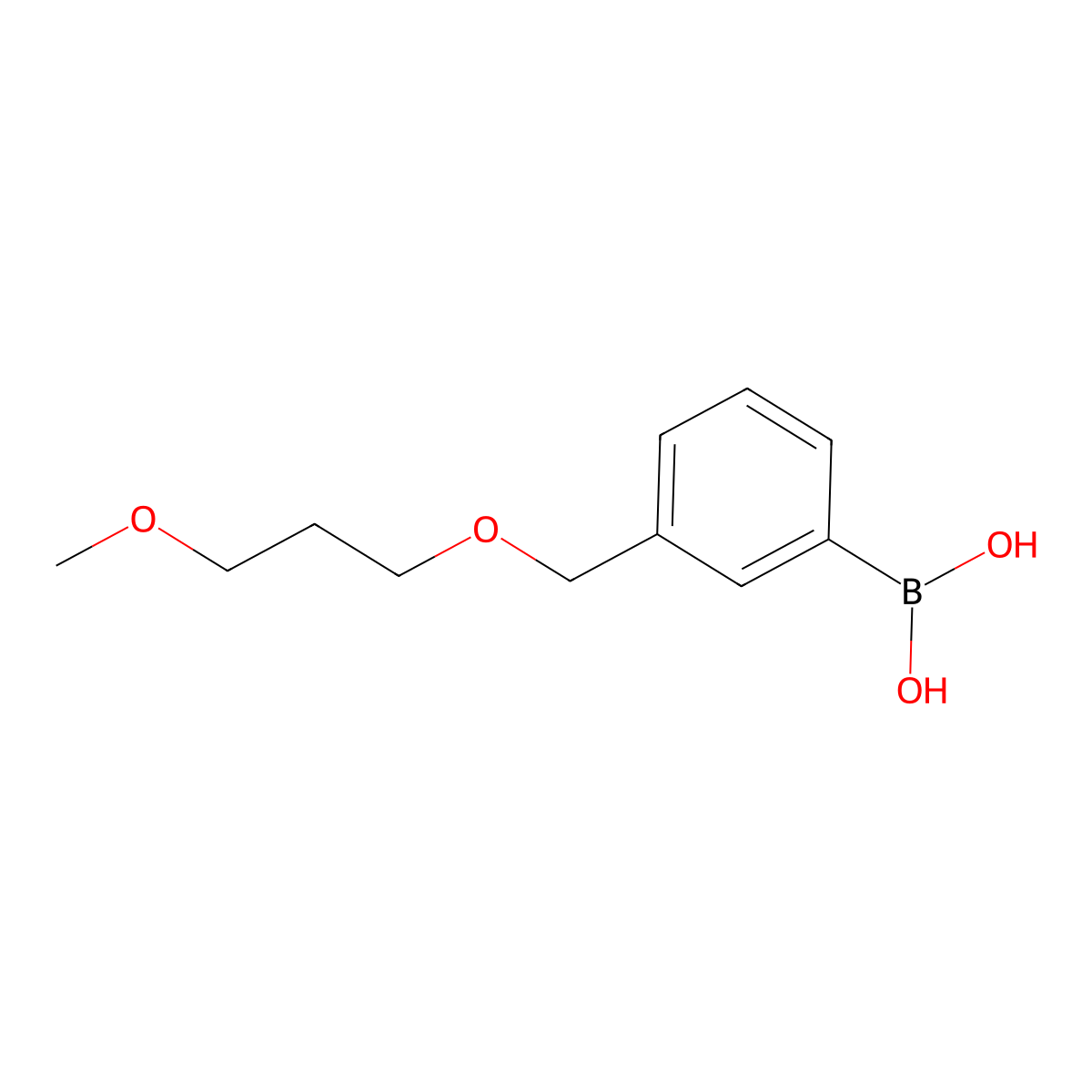 3-[(3-Methoxypropoxy)methyl]phenylboronic acid molecular structure, CAS 1332648-67-5