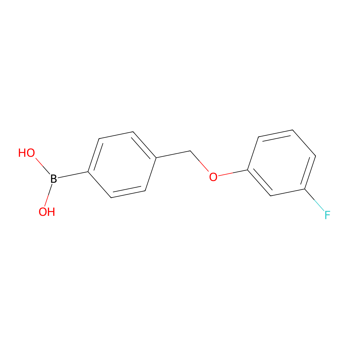 (4-((3-Fluorophenoxy)methyl)phenyl)boronic acid molecular structure, CAS 1332648-80-2