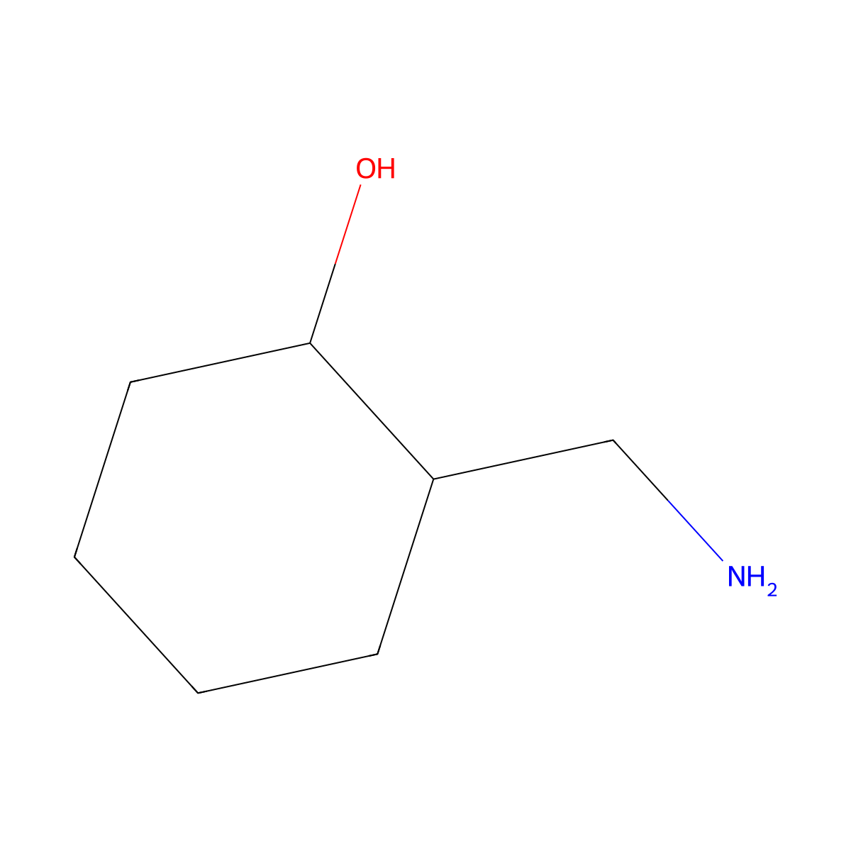 (1S,2R)-(+)-trans-2-(Aminomethyl)cyclohexanol molecular structure, CAS 133269-87-1