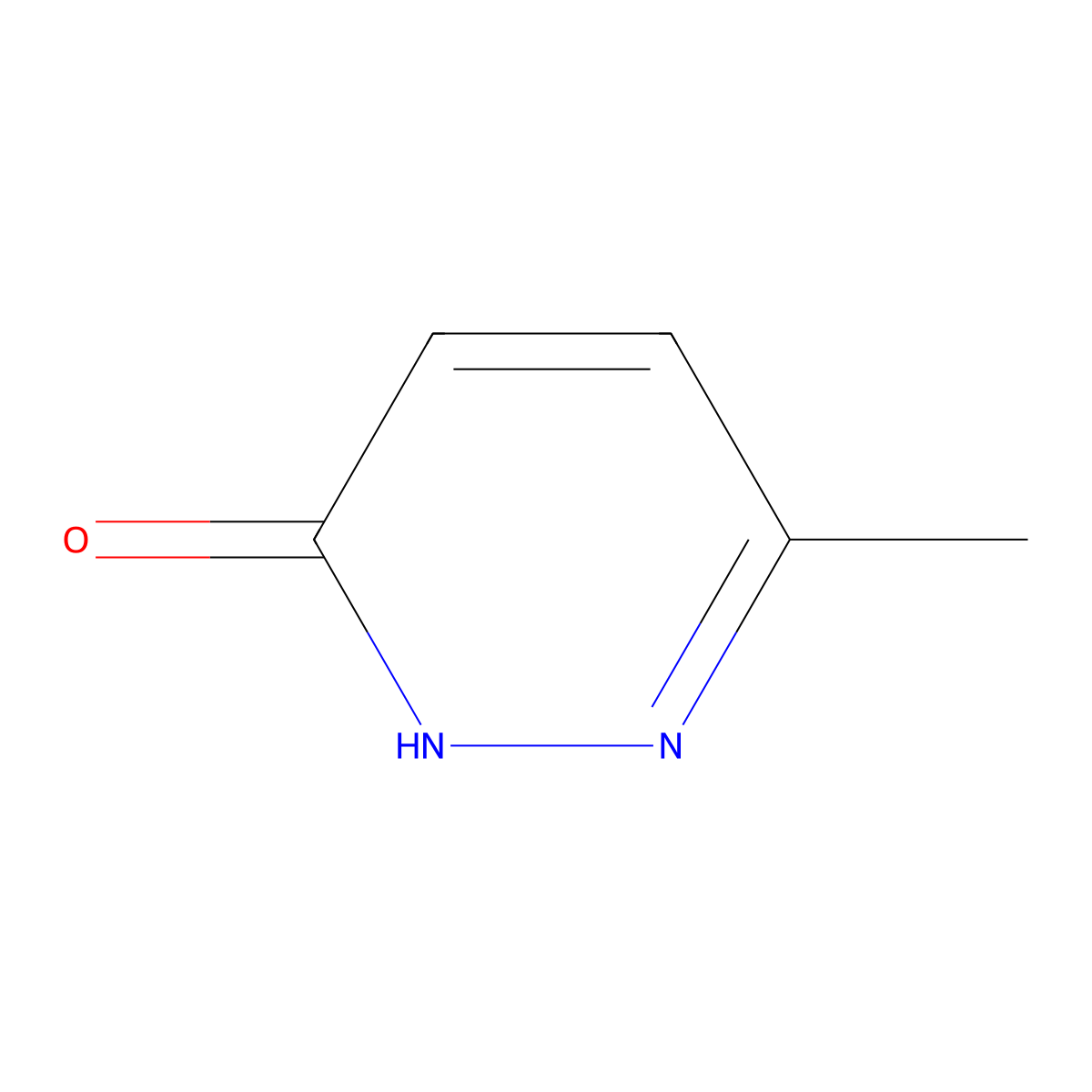 6-methylpyridazin-3(2H)-one molecular structure, CAS 13327-27-0