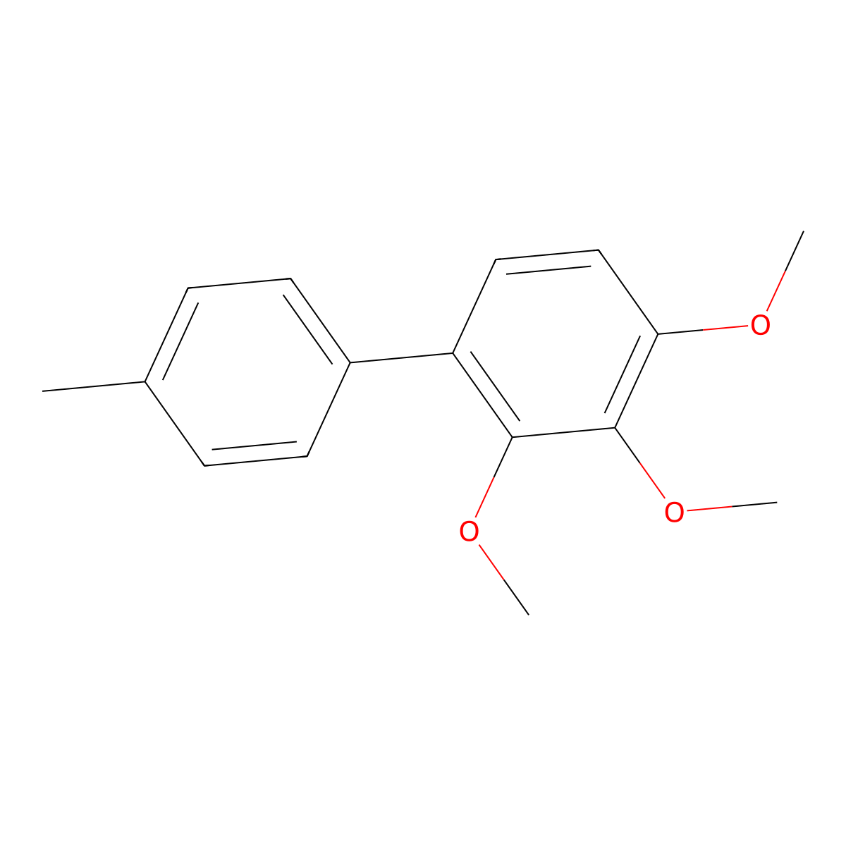 2,3,4-Trimethoxy-4'-methyl-1,1'-biphenyl molecular structure, CAS 1332708-86-7