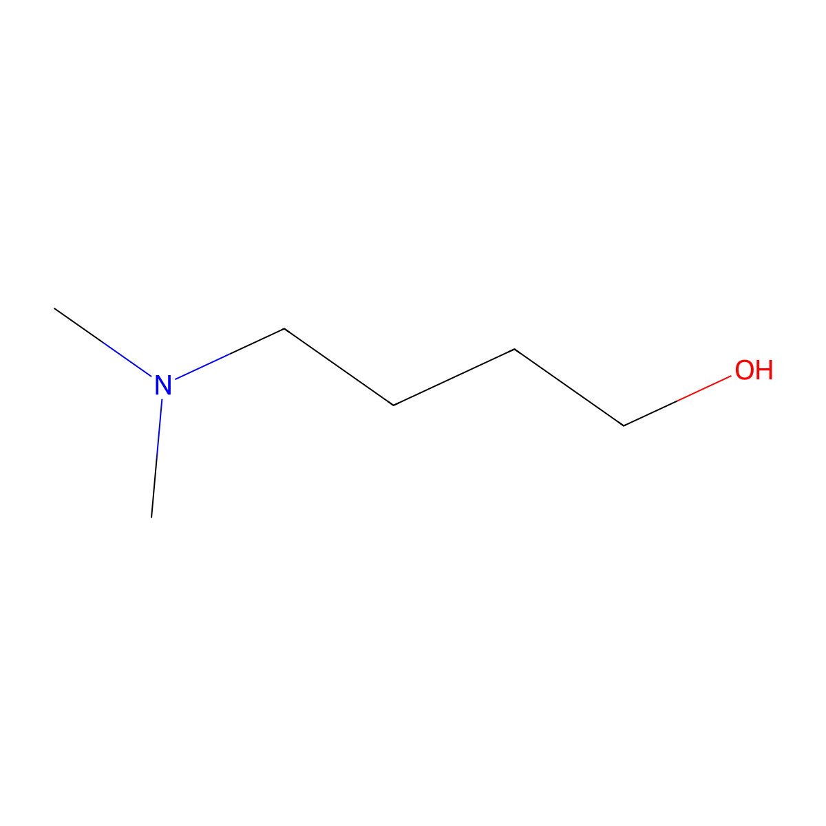 4-(Dimethylamino)butan-1-ol molecular structure, CAS 13330-96-6