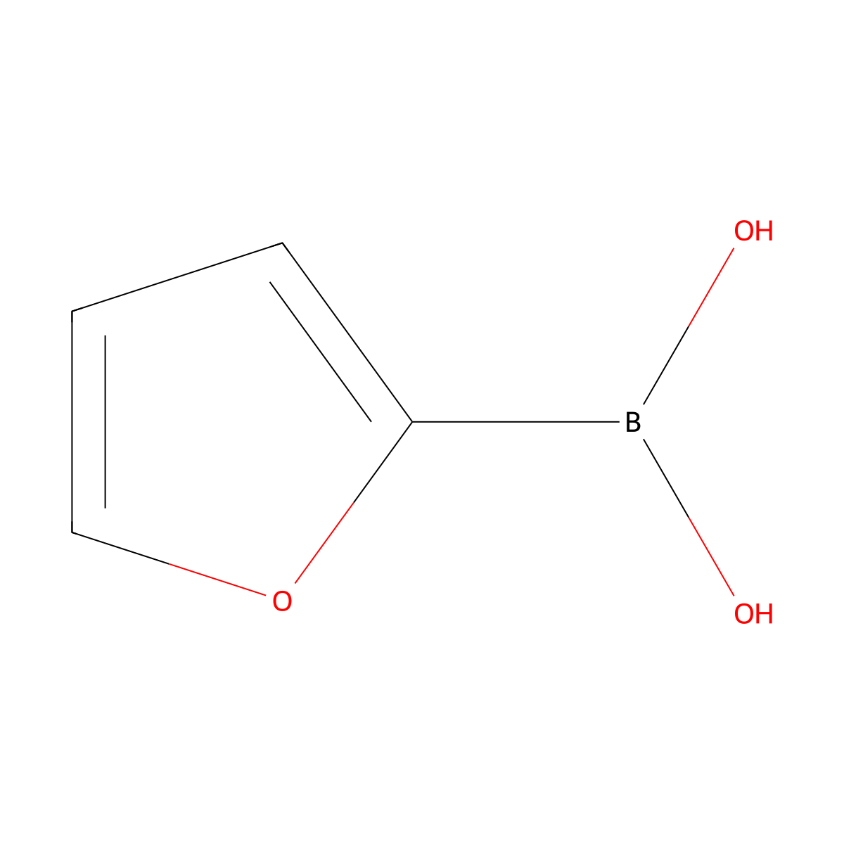 Furan-2-boronic acid molecular structure, CAS 13331-23-2