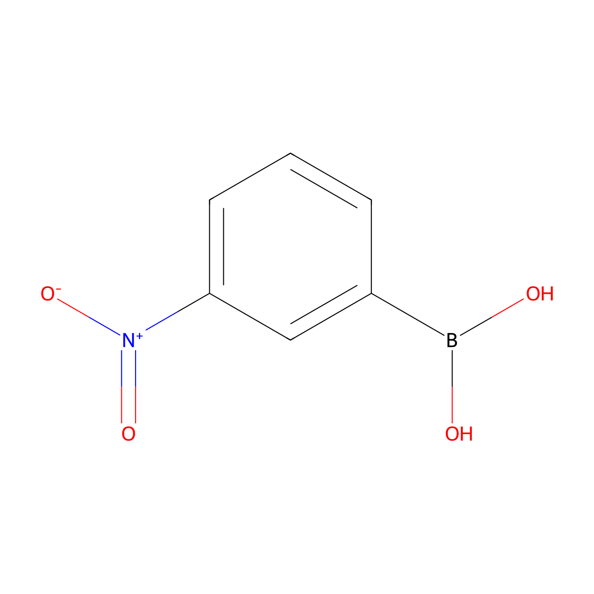 3-Nitrophenylboronic Acid molecular structure, CAS 13331-27-6