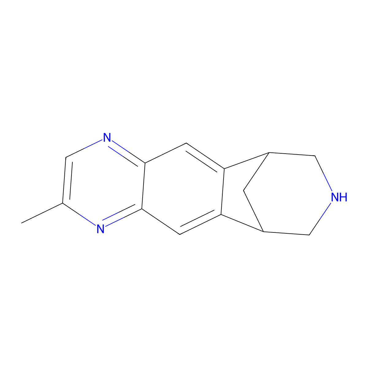 Methyl Varenicline molecular structure, CAS 1333145-89-3