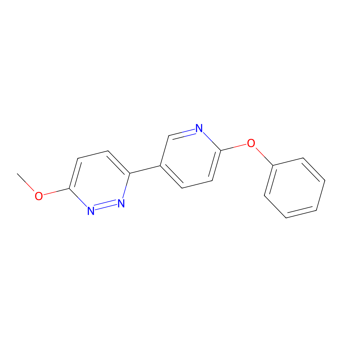 3-Methoxy-6-(6-phenoxypyridin-3-yl)pyridazine molecular structure, CAS 1333222-26-6