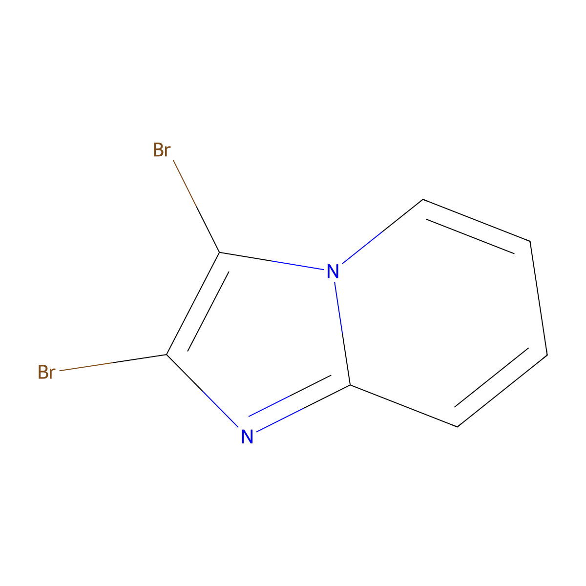 2,3-Dibromoimidazo[1,2-a]pyridine molecular structure, CAS 1333222-44-8
