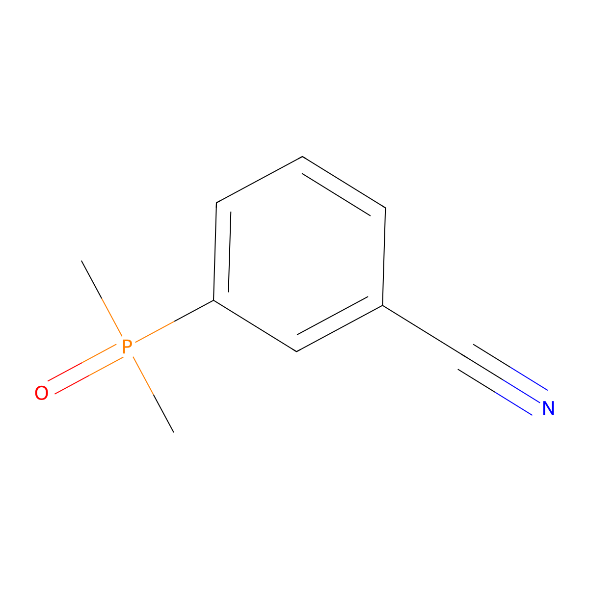 3-(Dimethylphosphoryl)benzonitrile molecular structure, CAS 1333230-29-7
