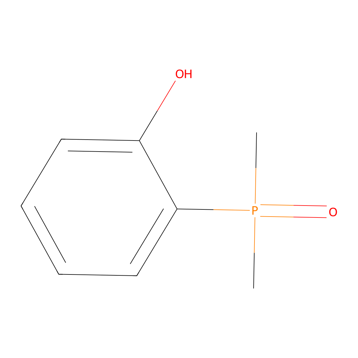 2-(Dimethylphosphoryl)phenol molecular structure, CAS 1333230-31-1