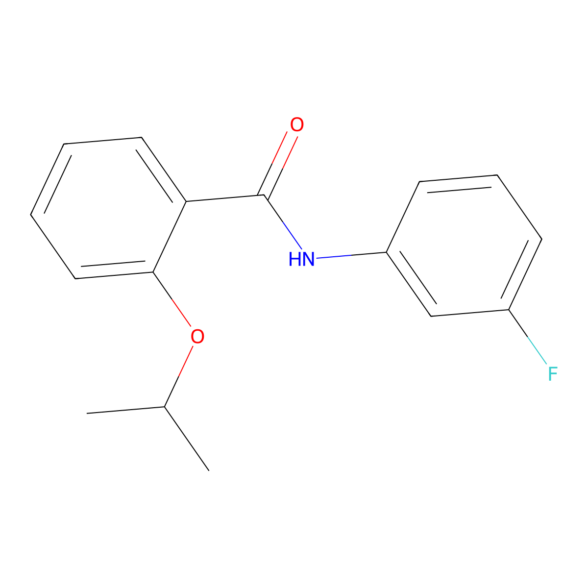 N-(3-fluorophenyl)-2-isopropoxybenzamide molecular structure, CAS 1333247-31-6