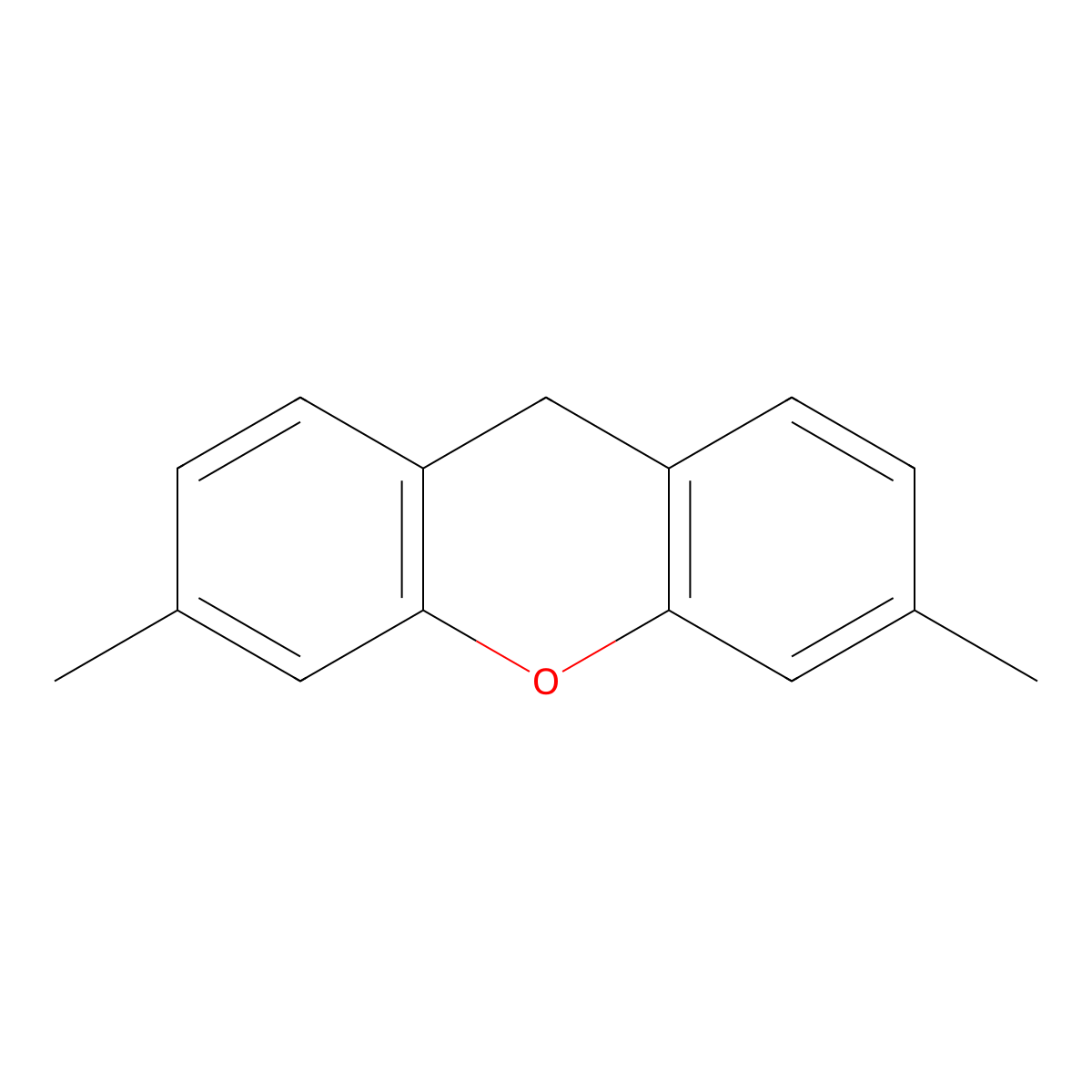 3,6-dimethyl-9H-xanthene molecular structure, CAS 13333-91-0