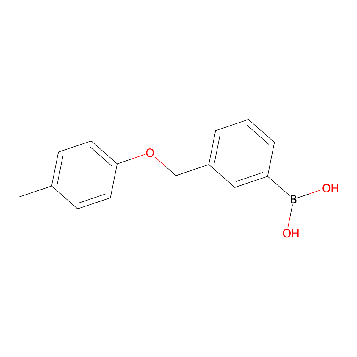 (3-((p-Tolyloxy)methyl)phenyl)boronic acid molecular structure, CAS 1333344-86-7