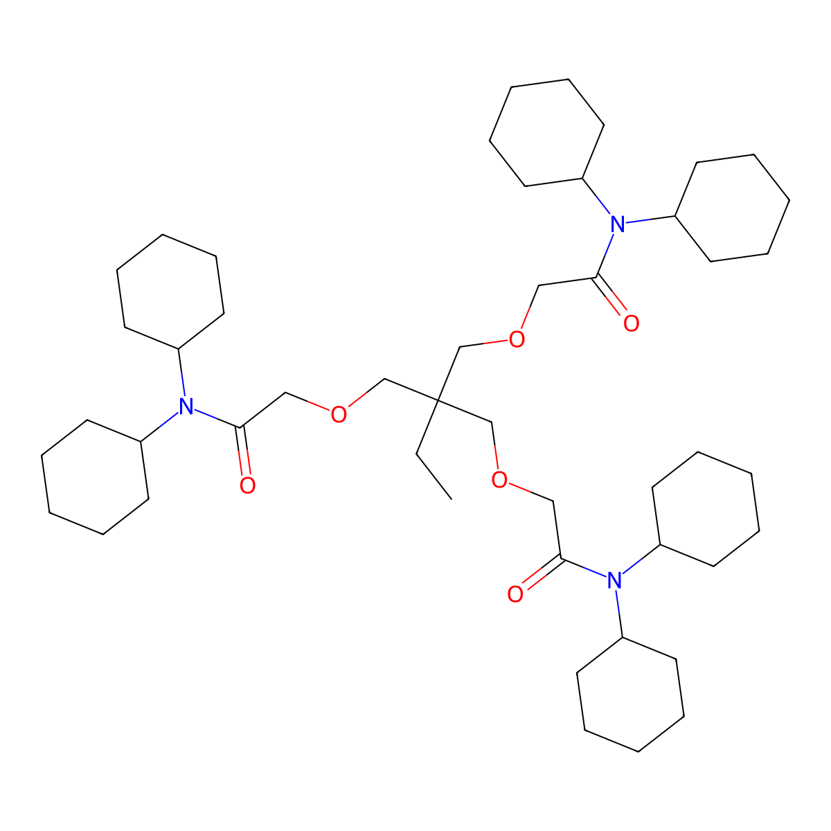 Lithium ionophore VIII molecular structure, CAS 133338-85-9