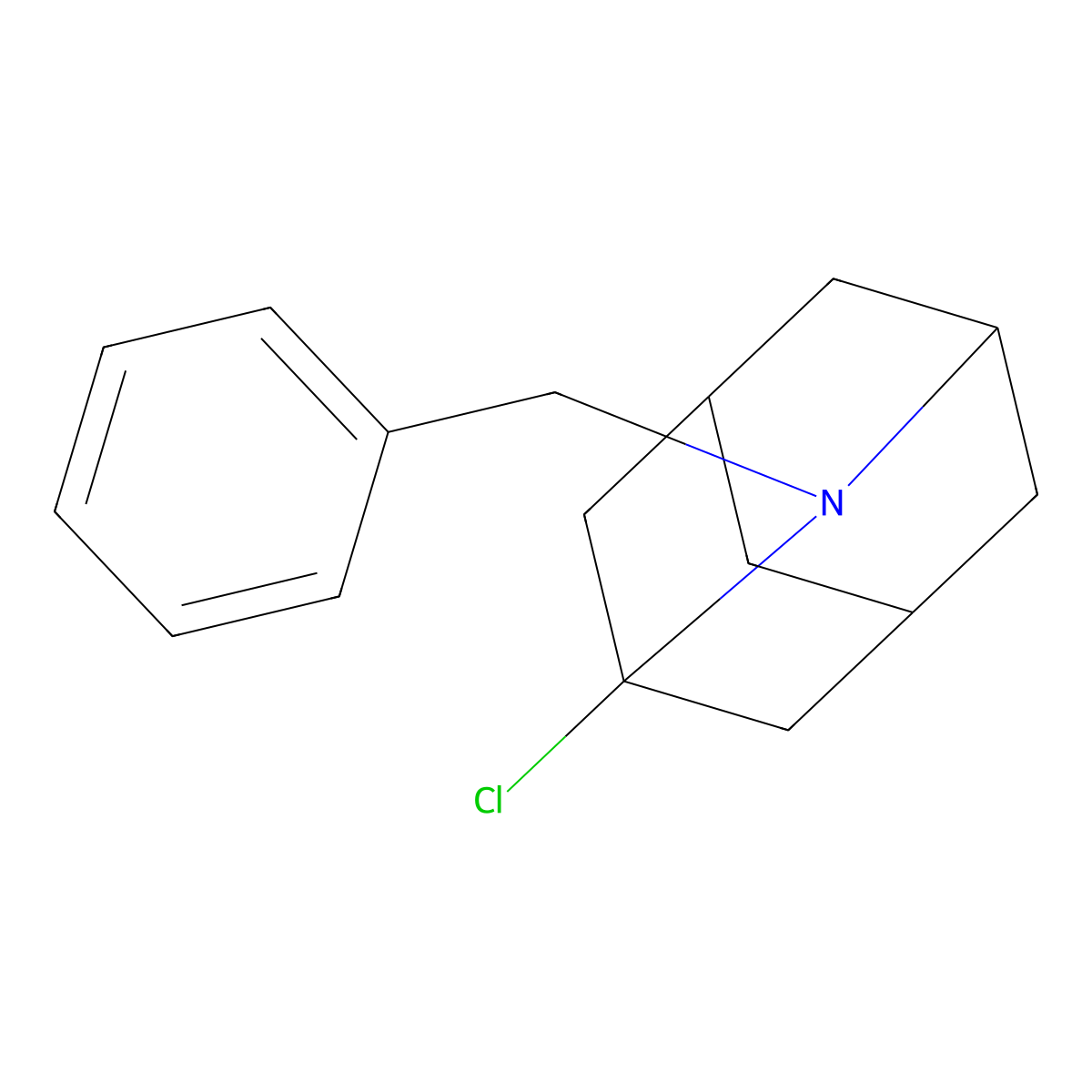 2-Benzyl-1-chloro-2-azaadamantane molecular structure, CAS 1333413-67-4