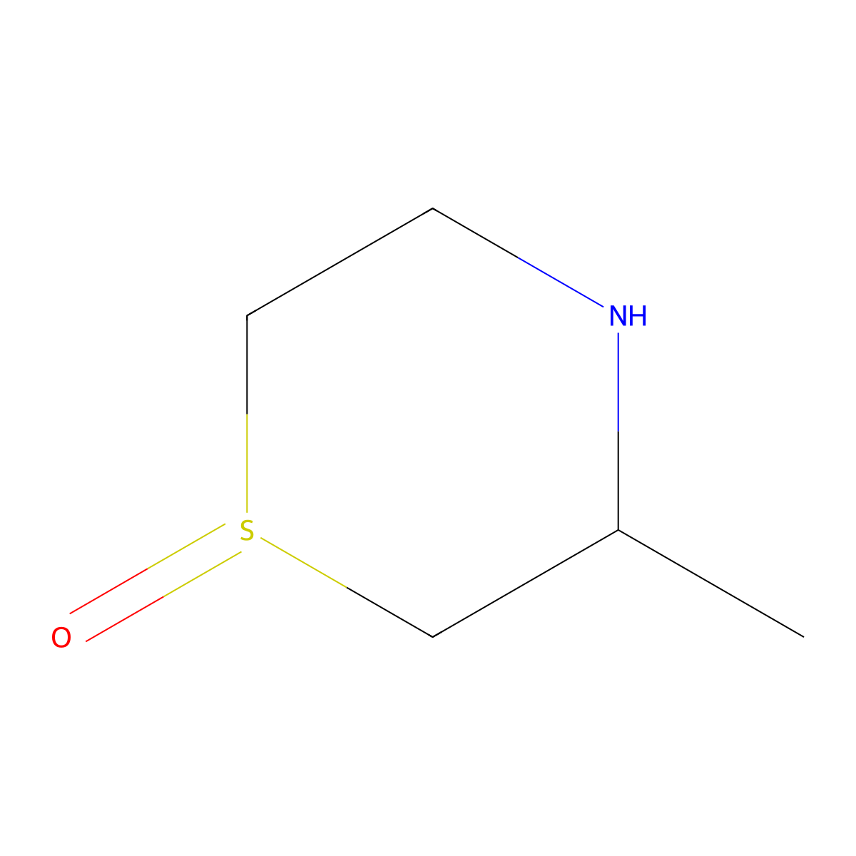 3-Methyl-1lambda4-thiomorpholin-1-one molecular structure, CAS 1333567-61-5