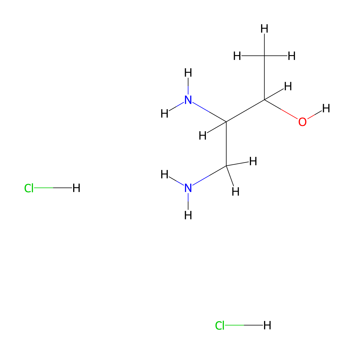 3,4-Diaminobutan-2-ol dihydrochloride molecular structure, CAS 1333671-42-3
